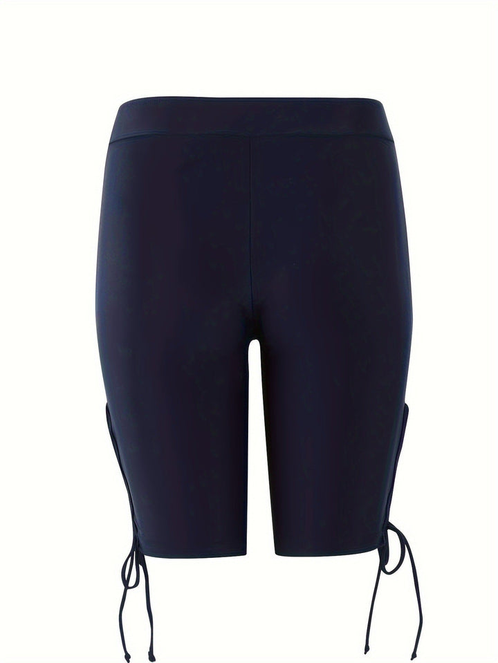 Maeve | Stylish Lace-Up Cut-Out Bike Shorts
