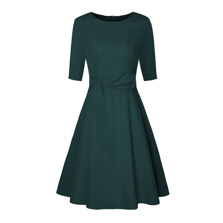Maggie | Effortless Bow Waist Fit and Flare Party Dress