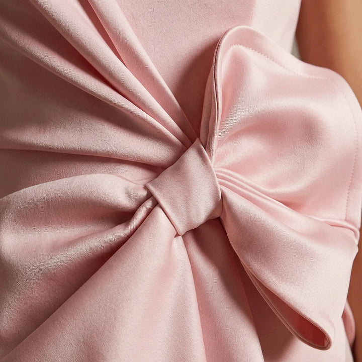 Maggie | Timeless Bow Detail Midi Races Dress