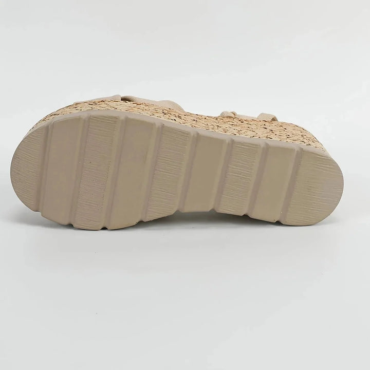 Maisie | Classic Bow Ankle Strap Espadrille Wedges