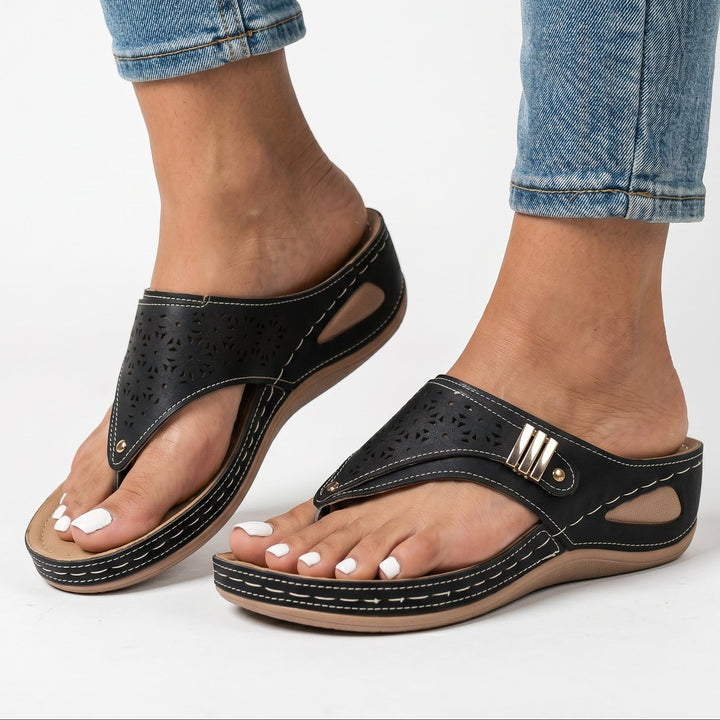 Maisie | Cosy Cushioned Orthopedic Thong Sandals