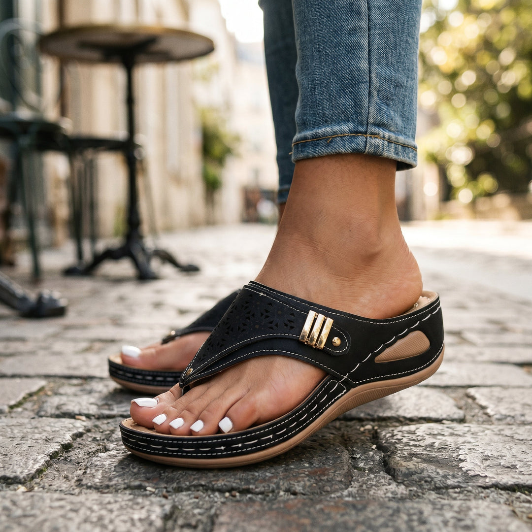 Maisie | Cosy Cushioned Orthopedic Thong Sandals