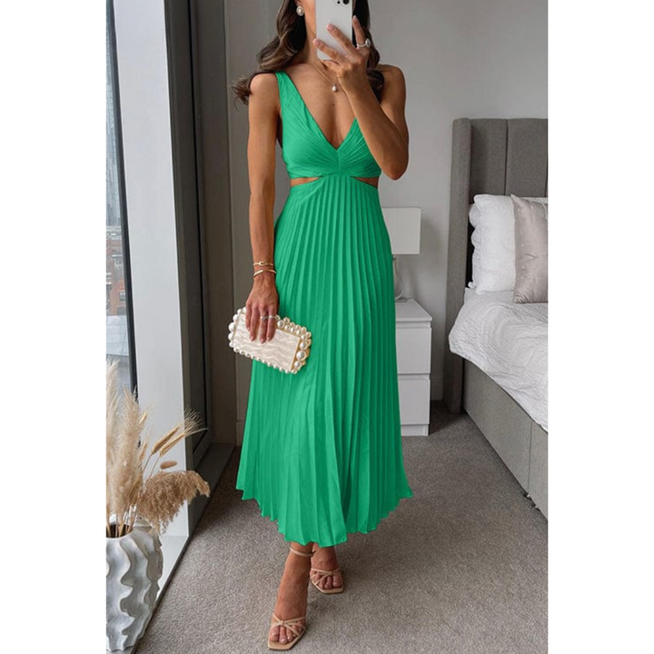 Maisie | Refined Pleated Cutout Races Dress