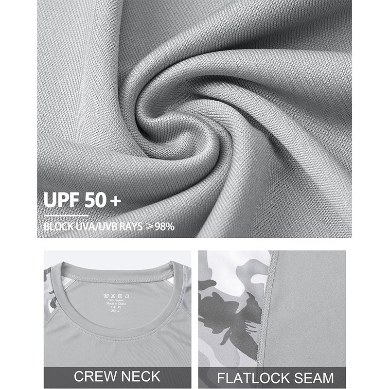 Mason | Quick-Dry UPF 50+ Camo Raglan Fishing Shirt