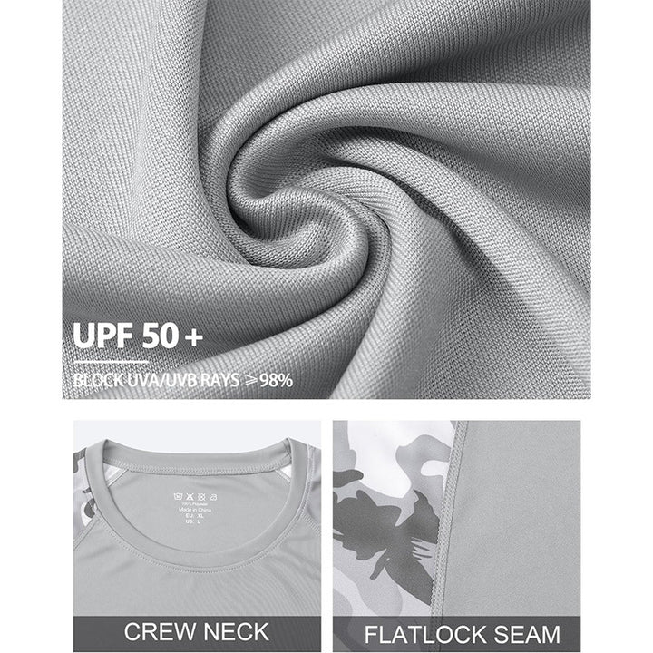 Mason | Quick-Dry UPF 50+ Camo Raglan Fishing Shirt