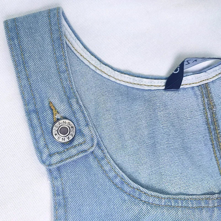Matilda | Cosy Square Neck Denim Dress with Pockets