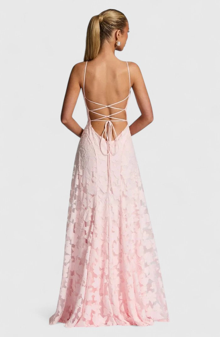Matilda | Refined Floral Lace Maxi Dress for Races Dresses