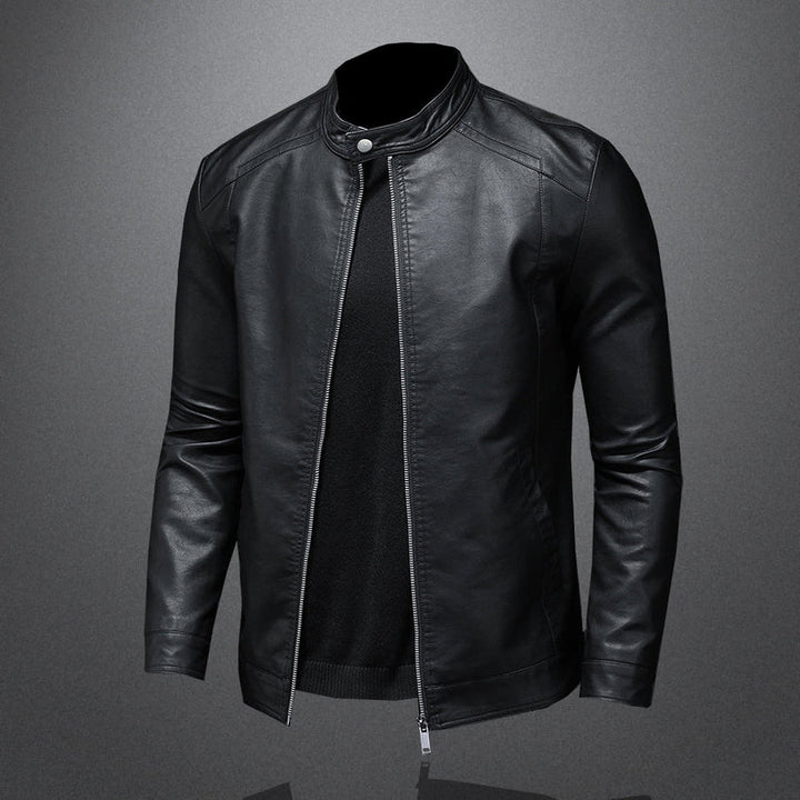 Maverick | Classic Slim Fit Moto Leather Jacket