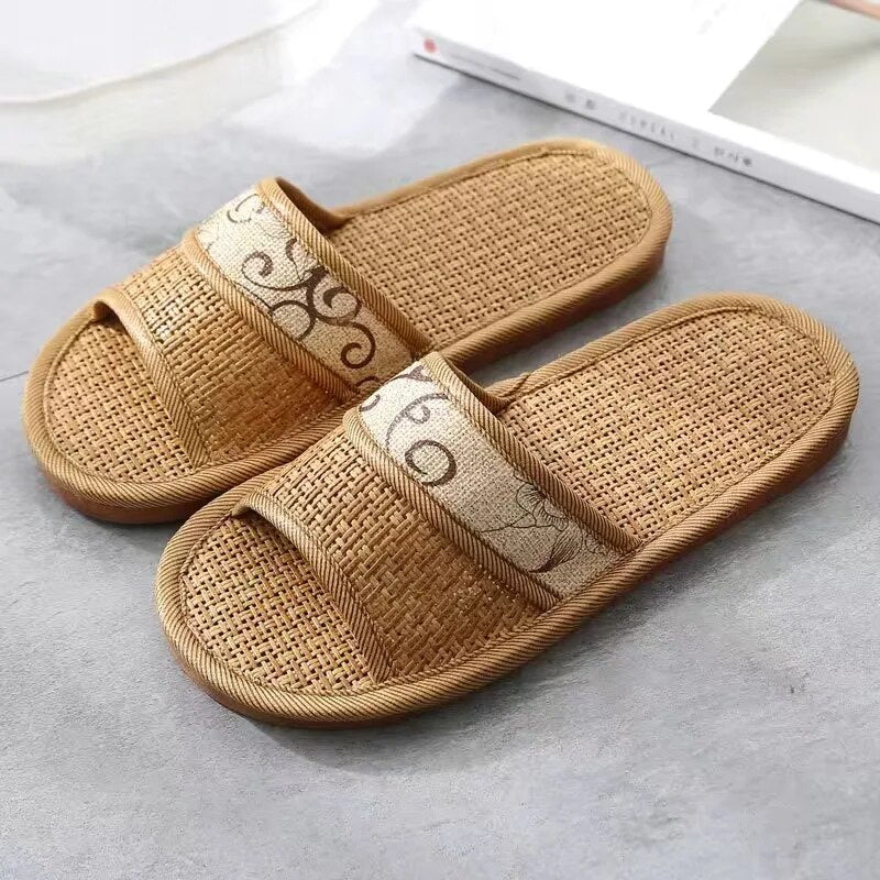Maverick | Woven Open Toe Indoor Mens Slides