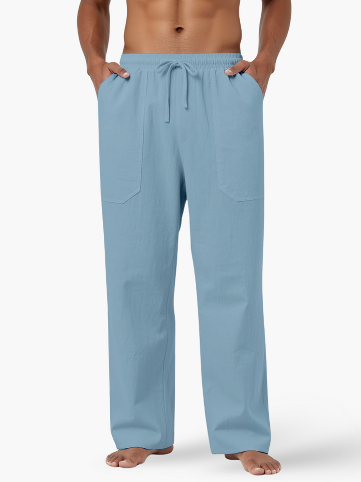 Max | Elegant Relaxed Linen Pants with Drawstring Waist