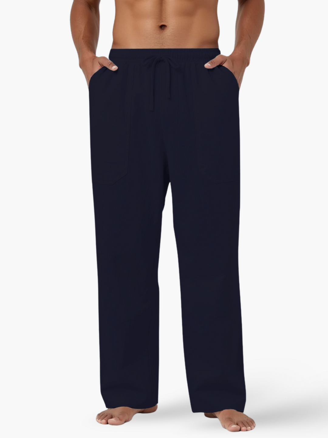 Max | Elegant Relaxed Linen Pants with Drawstring Waist
