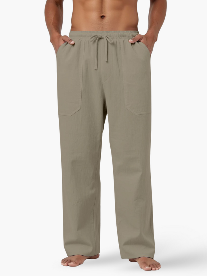 Max | Elegant Relaxed Linen Pants with Drawstring Waist