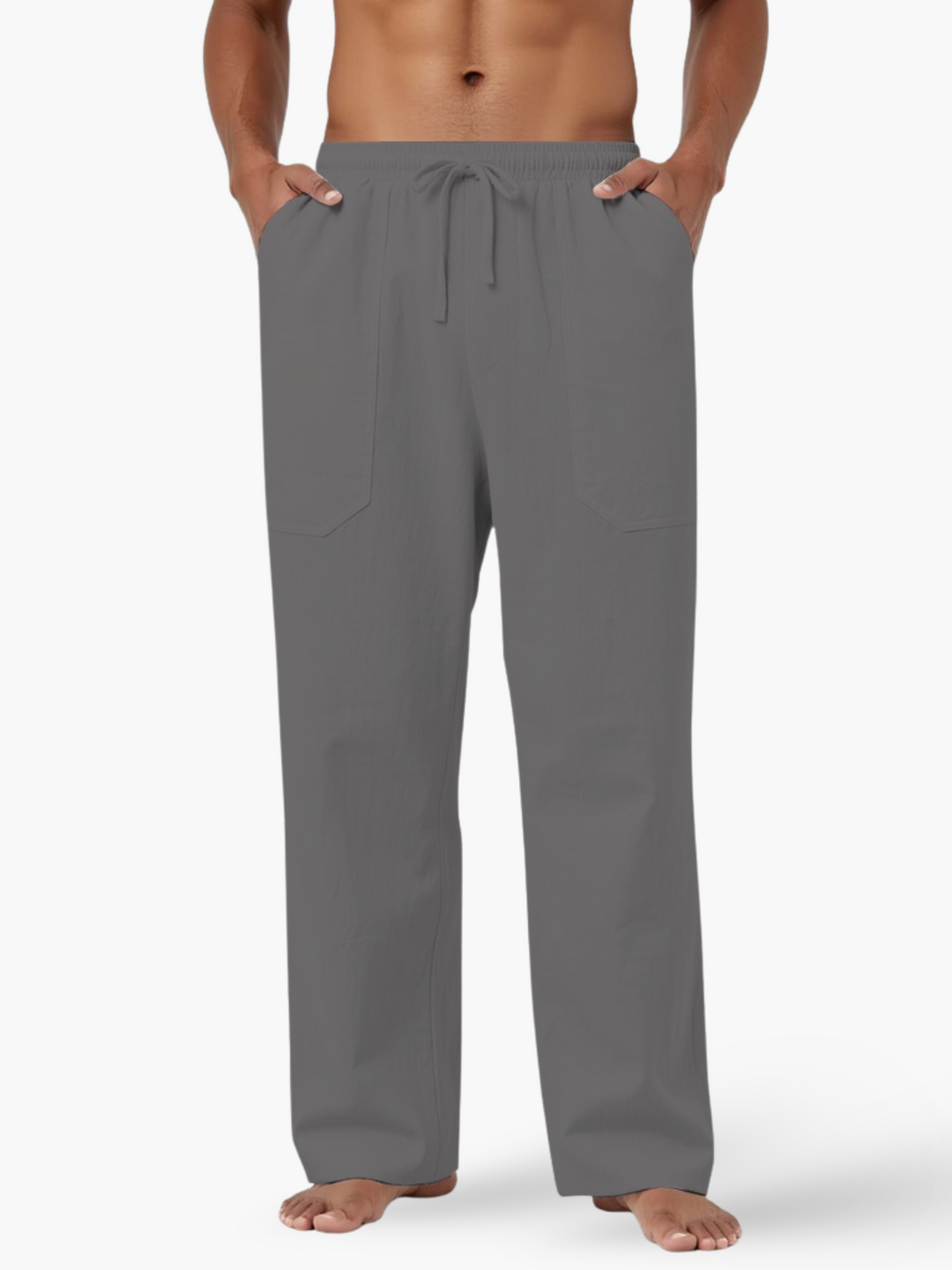Max | Elegant Relaxed Linen Pants with Drawstring Waist