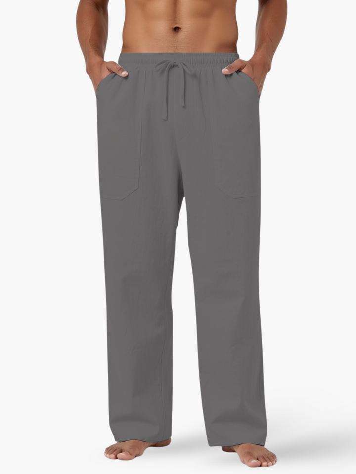 Max | Elegant Relaxed Linen Pants with Drawstring Waist