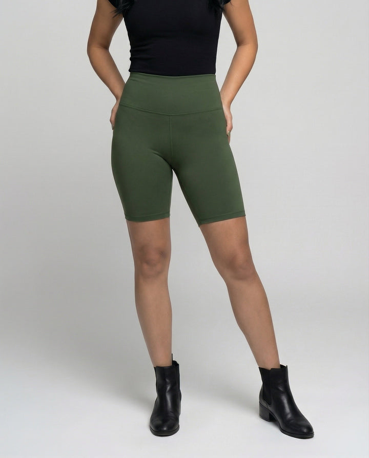 Maya | Chic High Waisted Shaping Bike Shorts