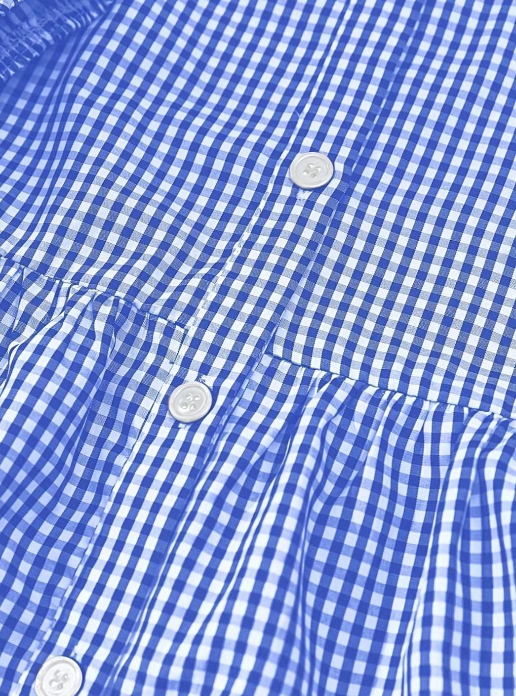 Maya | Cosy Gingham Tiered Mini Dress with Puff Sleeves