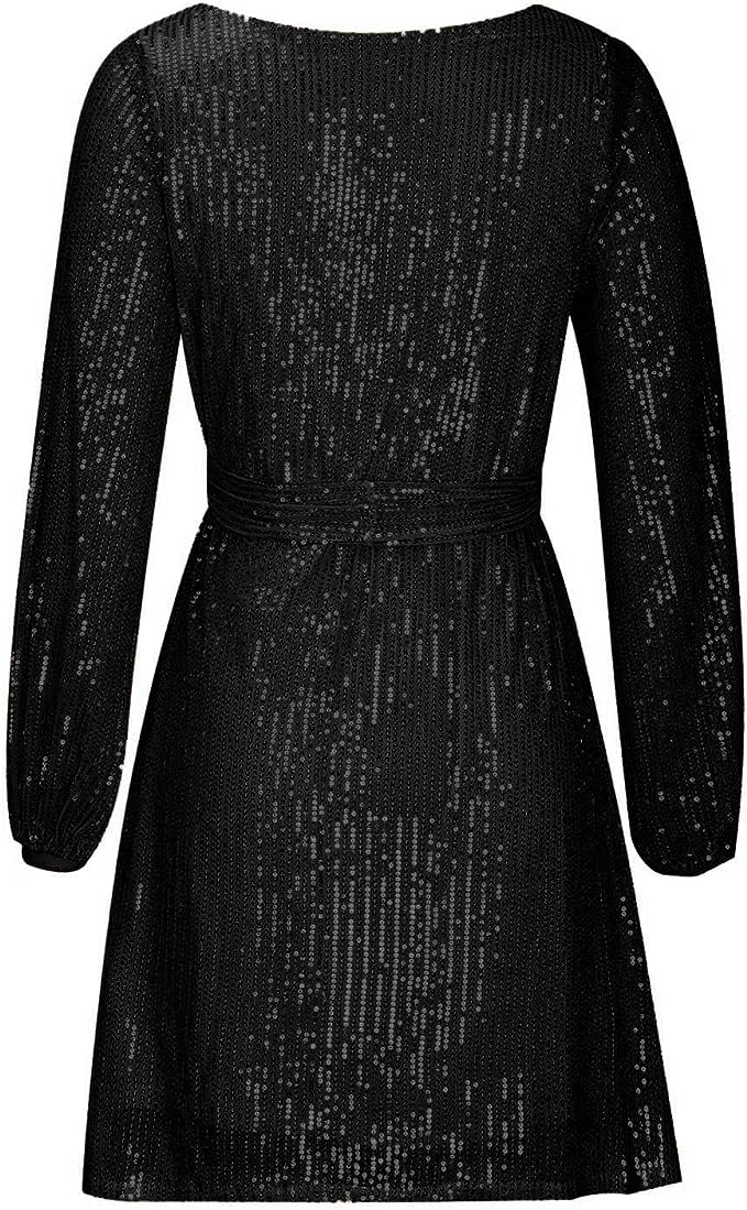 Mila | Relaxed Sequin Off-Shoulder Christmas Party Dress