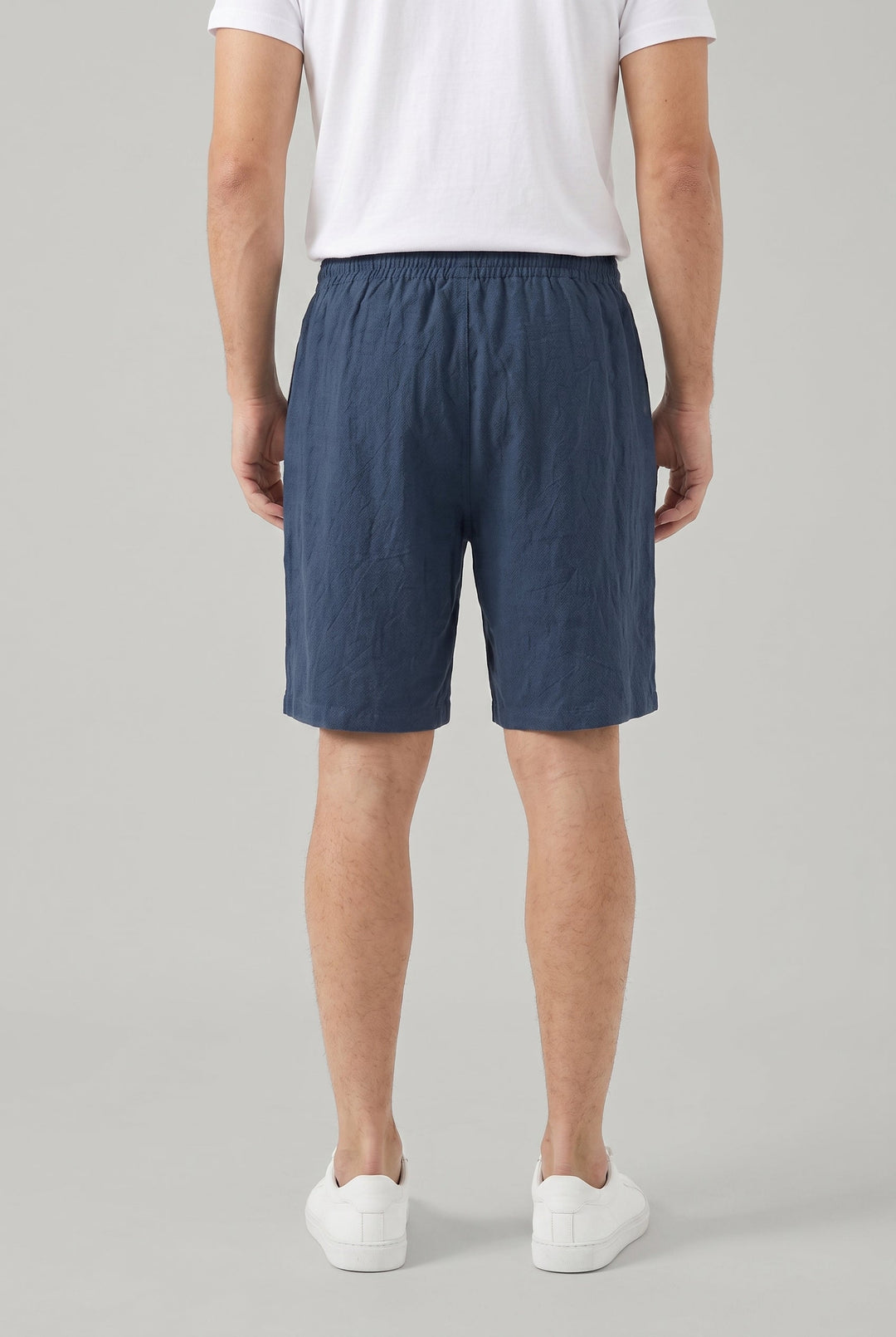 Miles | Effortless Linen Shorts with Elastic Drawstring Waist