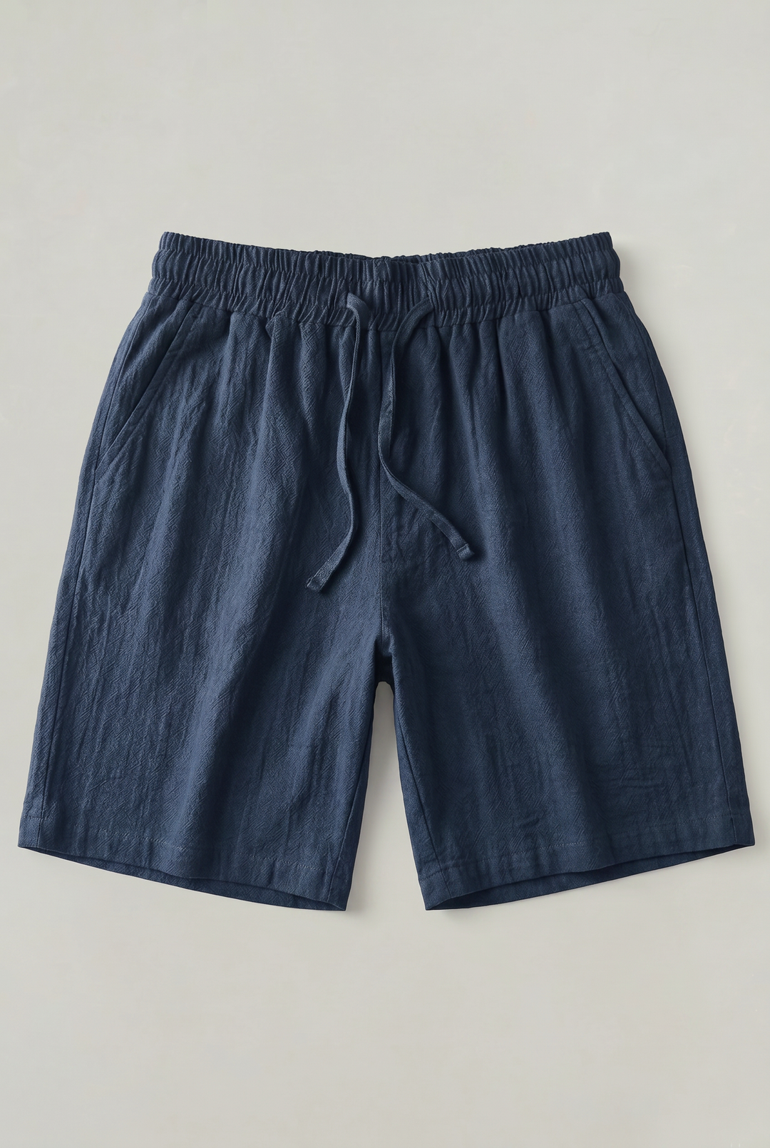 Miles | Effortless Linen Shorts with Elastic Drawstring Waist