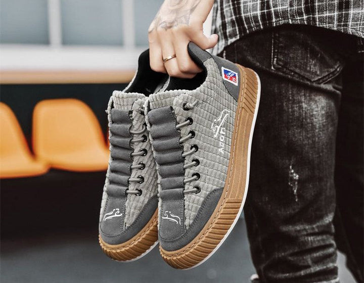 Miles | Refined Textured Low-Top Orthopedic Shoes