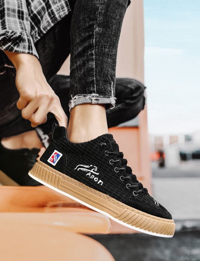 Miles | Refined Textured Low-Top Orthopedic Shoes
