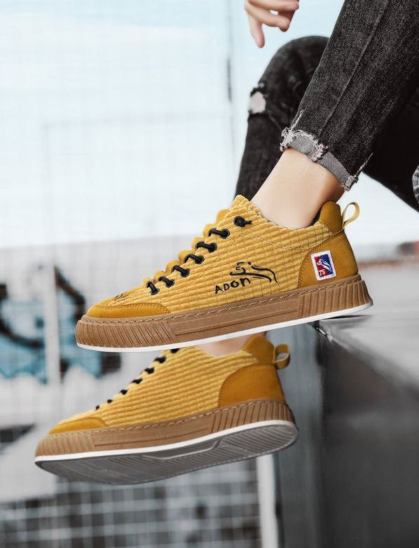 Miles | Refined Textured Low-Top Orthopedic Shoes