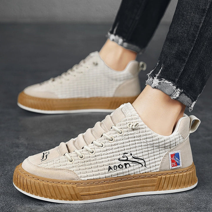 Miles | Refined Textured Low-Top Orthopedic Shoes