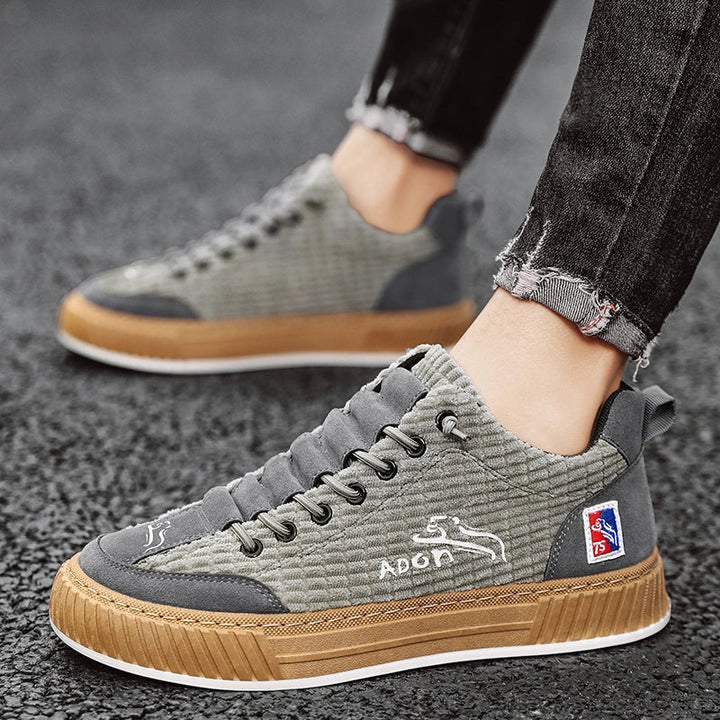 Miles | Refined Textured Low-Top Orthopedic Shoes