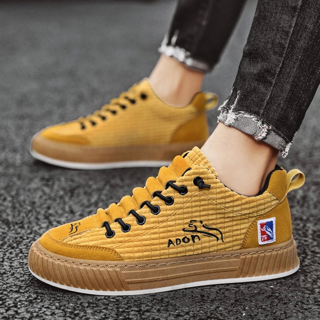 Miles | Refined Textured Low-Top Orthopedic Shoes