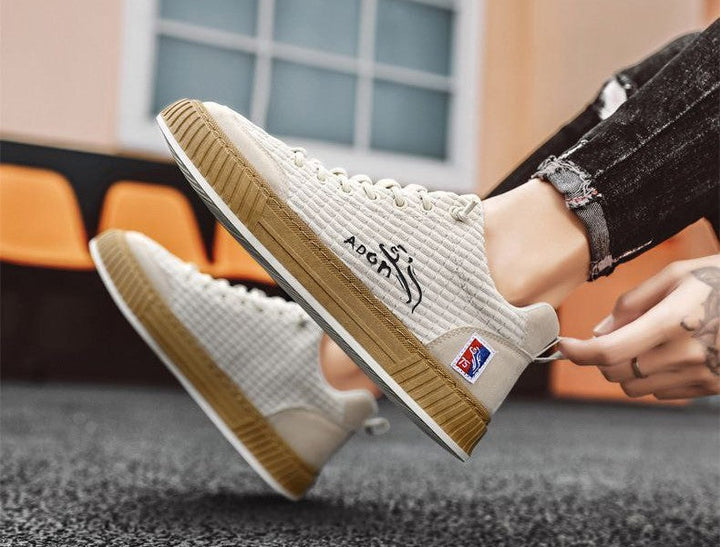 Miles | Refined Textured Low-Top Orthopedic Shoes