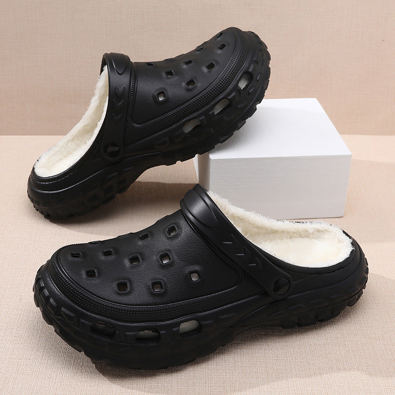 Millie | Cosy Plush-Lined Chunky Platform Clogs