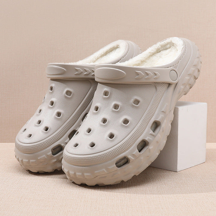 Millie | Cosy Plush-Lined Chunky Platform Clogs