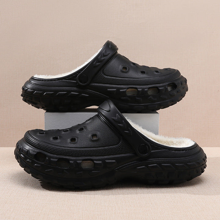 Millie | Cosy Plush-Lined Chunky Platform Clogs