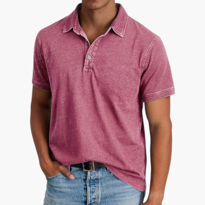 Noah | Timeless Washed Polo Short Sleeve Shirt