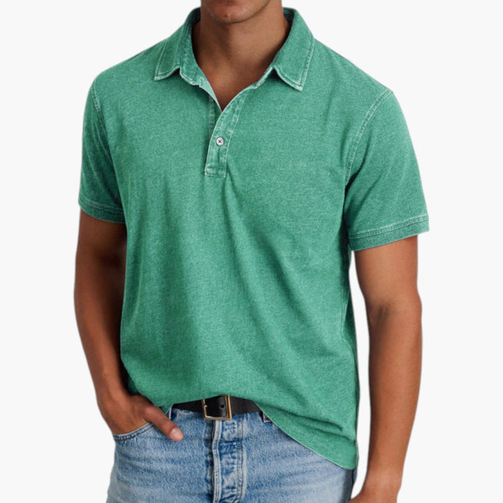 Noah | Timeless Washed Polo Short Sleeve Shirt