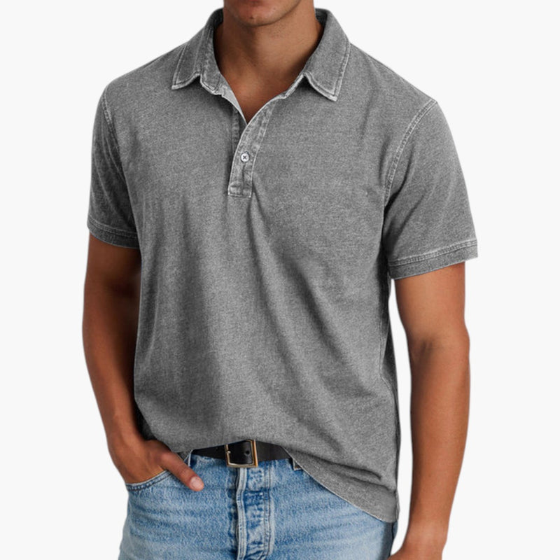 Noah | Timeless Washed Polo Short Sleeve Shirt