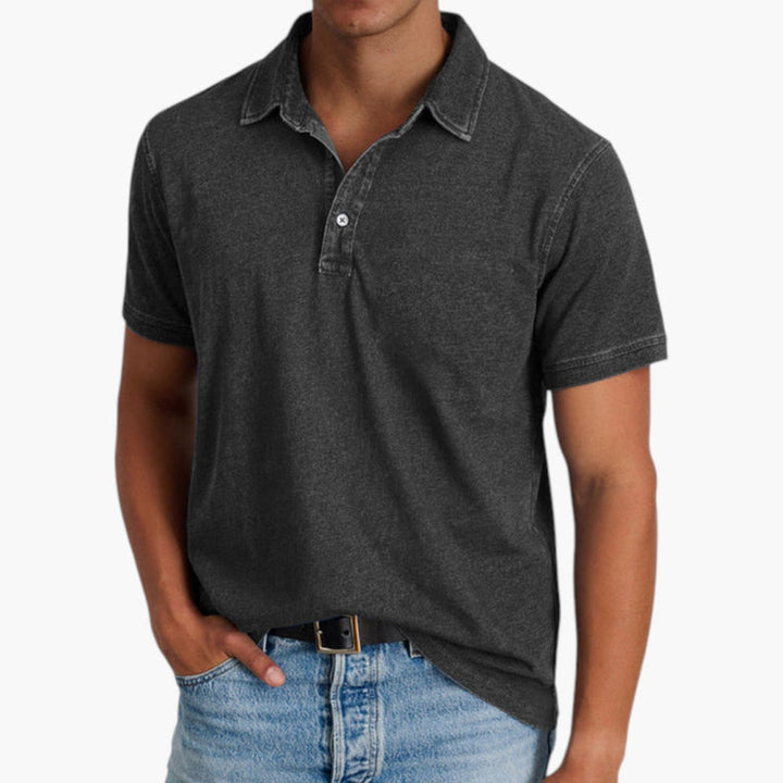 Noah | Timeless Washed Polo Short Sleeve Shirt