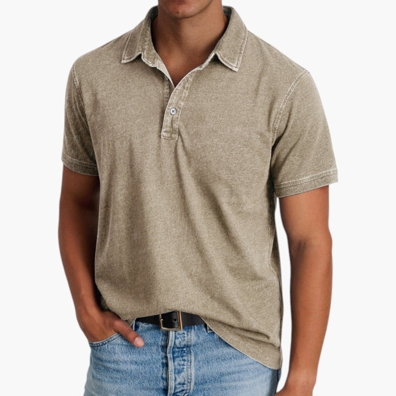 Noah | Timeless Washed Polo Short Sleeve Shirt