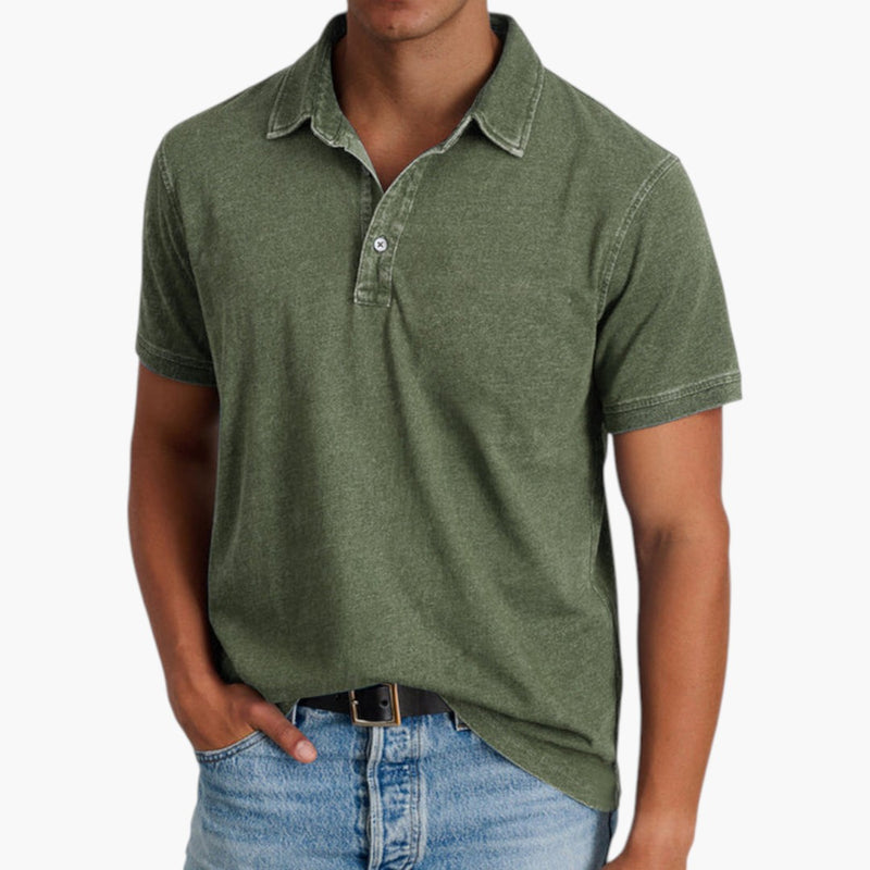 Noah | Timeless Washed Polo Short Sleeve Shirt