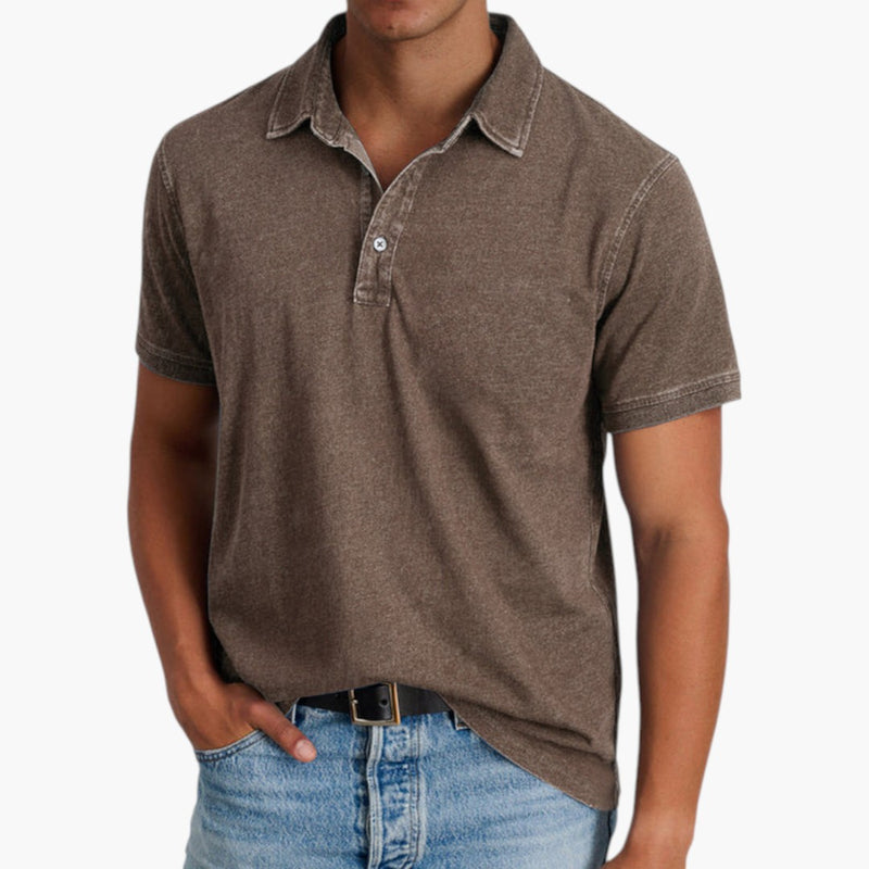 Noah | Timeless Washed Polo Short Sleeve Shirt