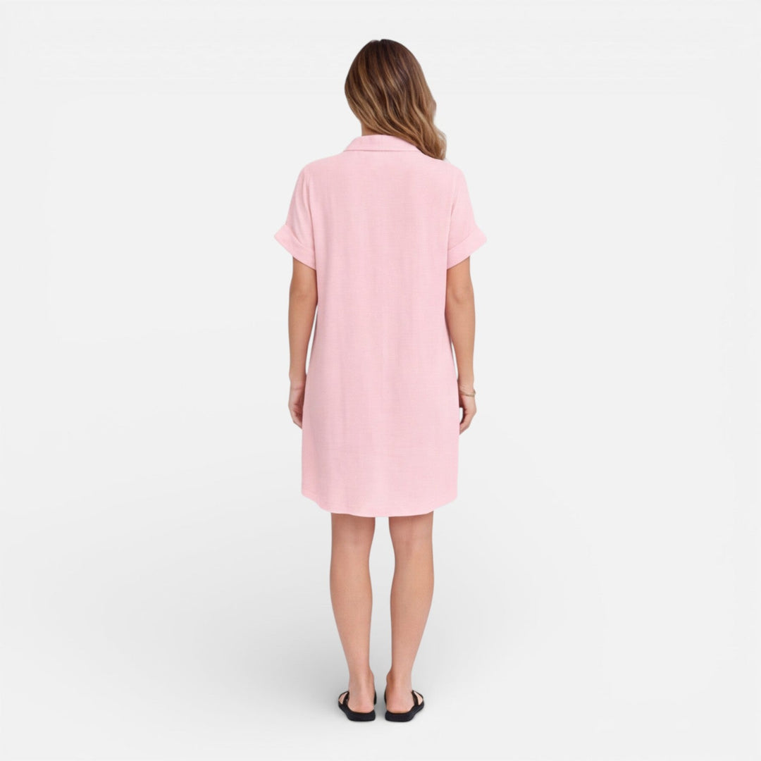 Nora | Graceful Relaxed Linen Dress with Pockets