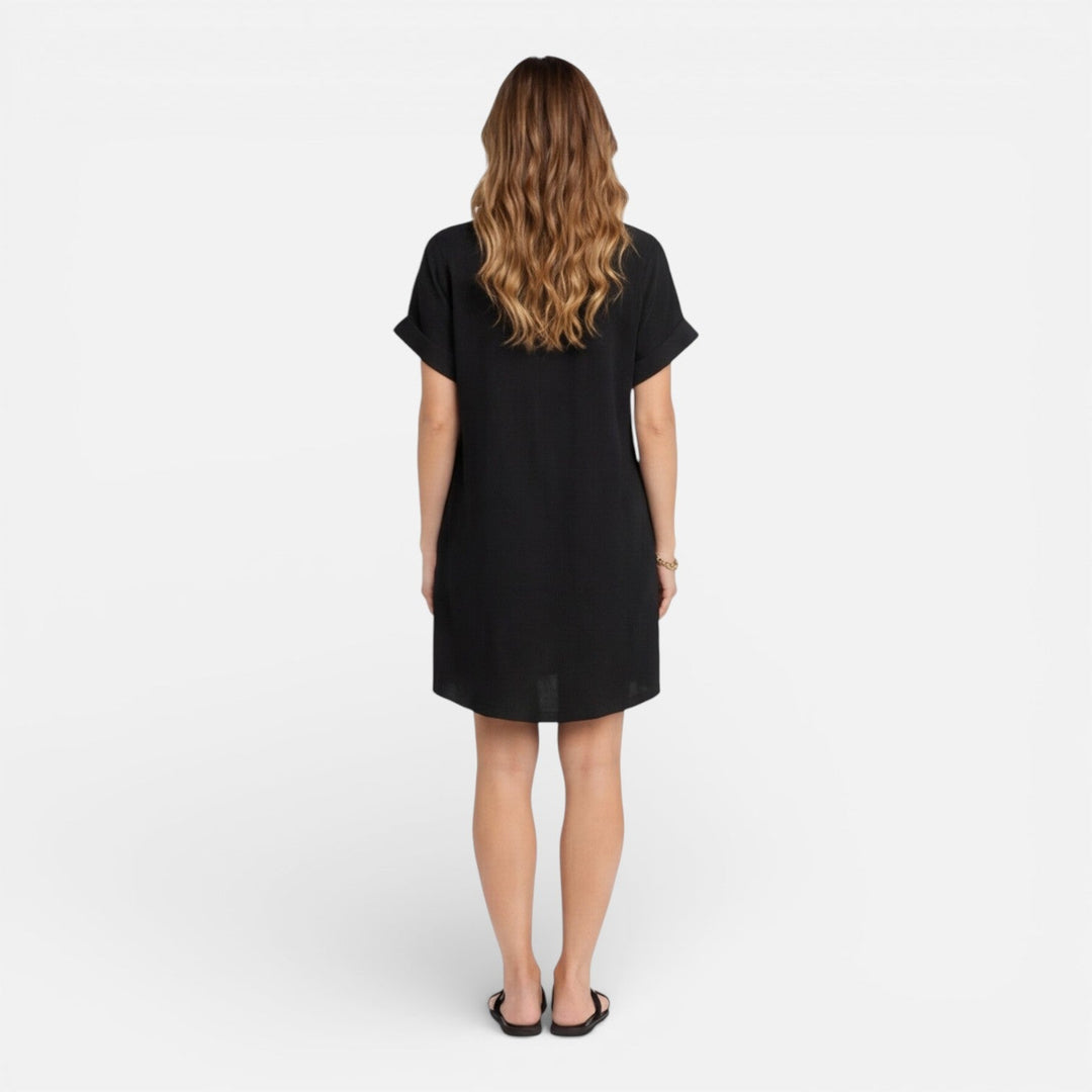 Nora | Graceful Relaxed Linen Dress with Pockets