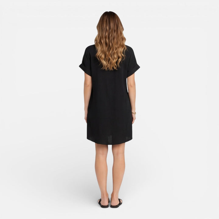 Nora | Graceful Relaxed Linen Dress with Pockets