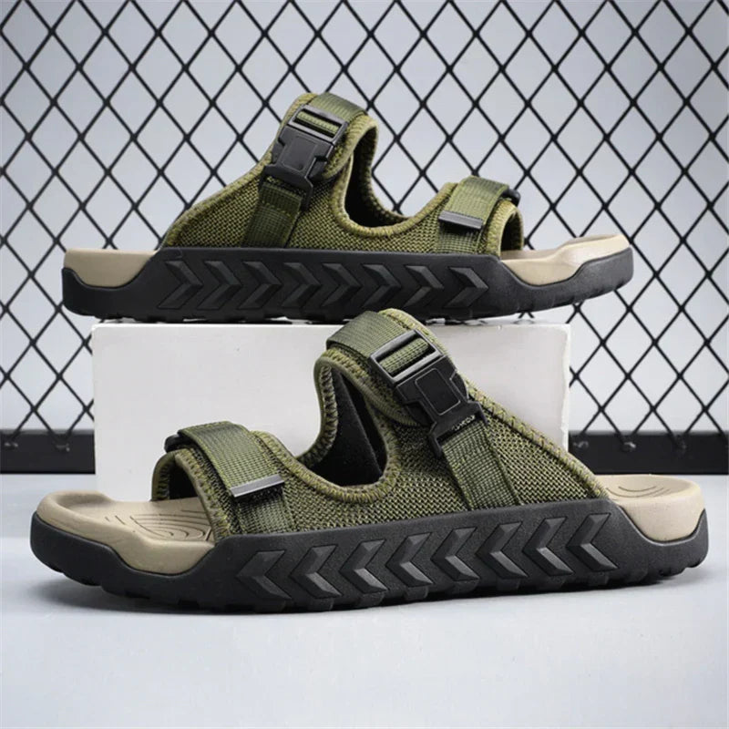 Oliver | Adjustable Buckle Sport Men Slides Sandals