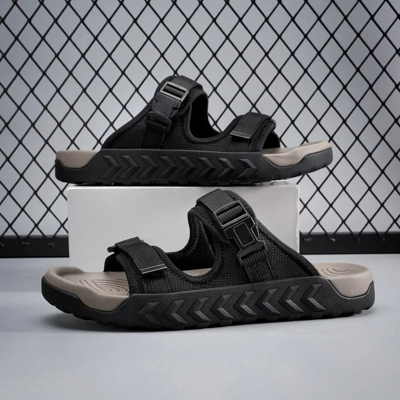 Oliver | Adjustable Buckle Sport Men Slides Sandals