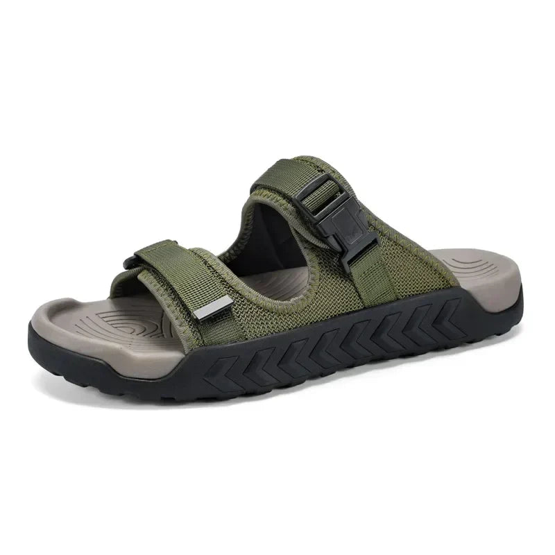 Oliver | Adjustable Buckle Sport Men Slides Sandals