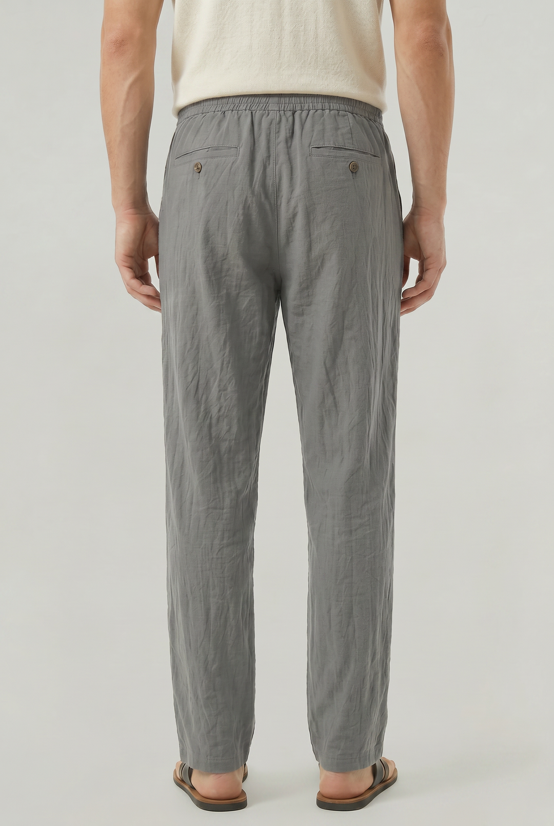 Patrick | Polished Relaxed Straight Leg Linen Pants