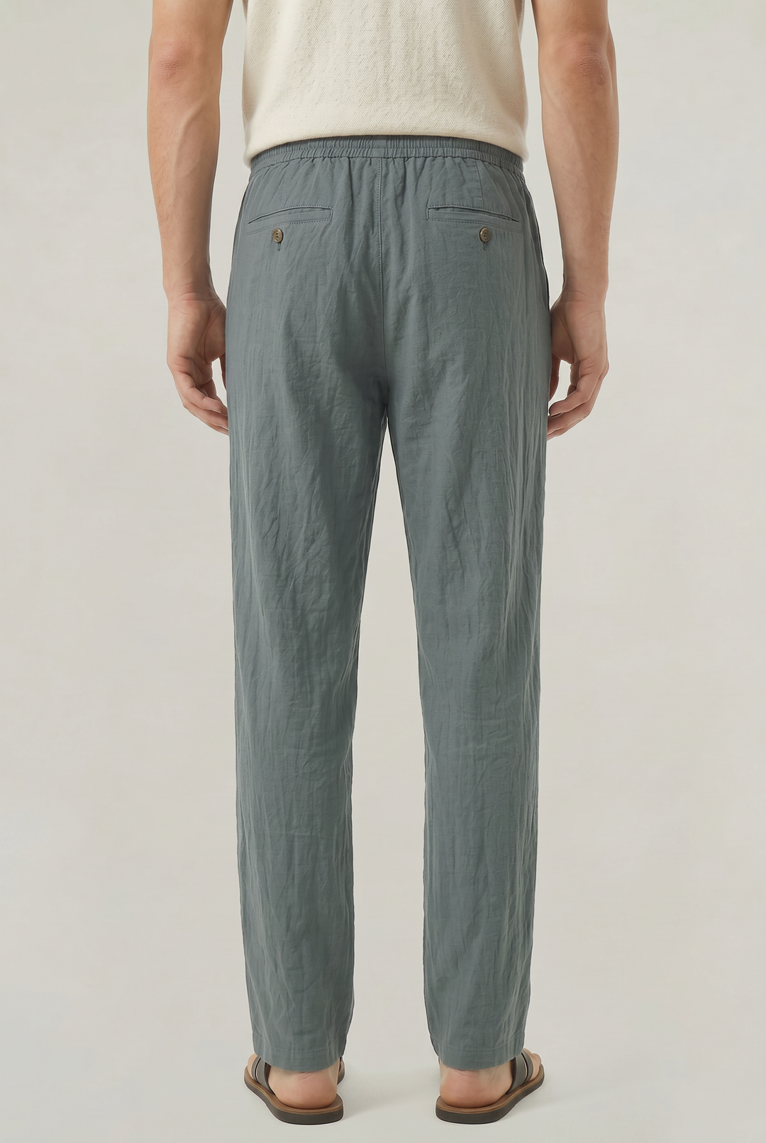 Patrick | Polished Relaxed Straight Leg Linen Pants