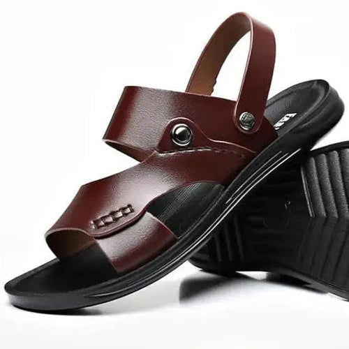 Penelope | Classic Open Toe Slingback Flat Sandals