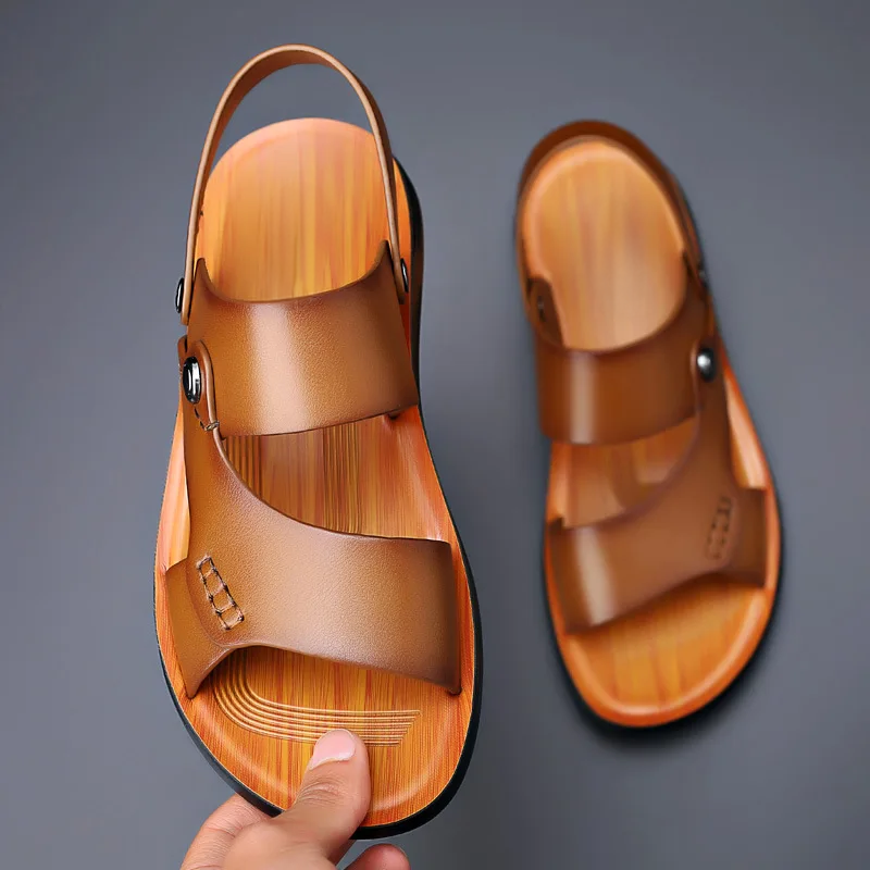 Penelope | Classic Open Toe Slingback Flat Sandals